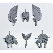 Dark Angels Legion Inner Circle Knights Cenobium - IRON HALO & WINGS
