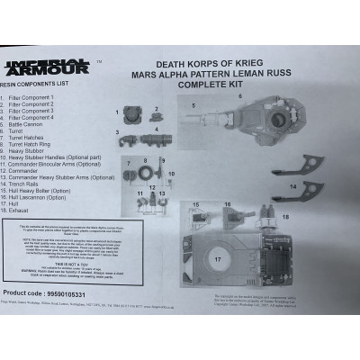 Mars Alpha Pattern Leman Russ [upgrade kit]