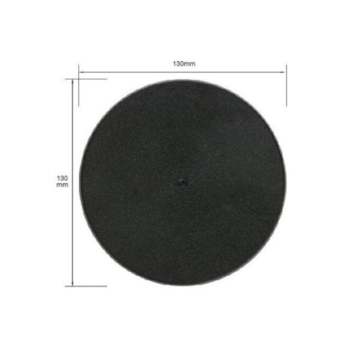 130 MM ROUND PLASTIC BASE (1pc)