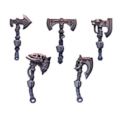 Space Wolves - Power Axes set